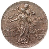 10 Centesimi Cinquantenario